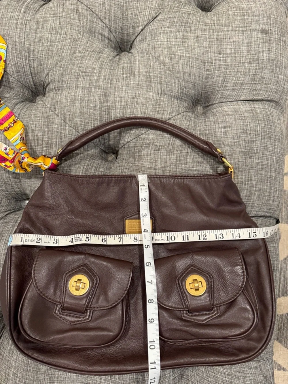 Marc Jacobs Bag Vintage Brown Leather Hobo
